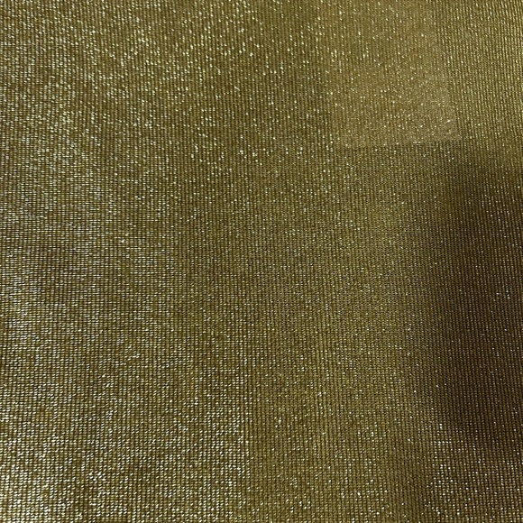 Gold Metallic Knit Sweater Lightweight Vintage 80s - Picture 4 of 4